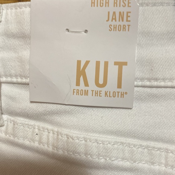 NWT KUT FROM THE KLOTH JANE Short white shorts 14 - Picture 3 of 5